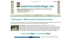 Desktop Screenshot of concretecottage.com